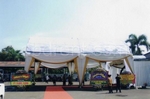 Tenda VIP Model Lengkung (tampak luar)